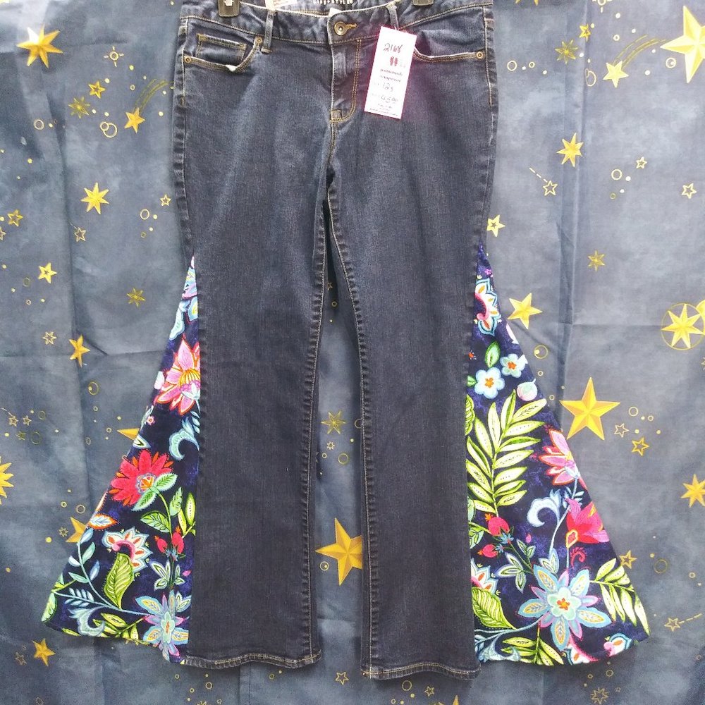 2168 Jeaniemade Size 12s Sonoma Bell-Bottoms
